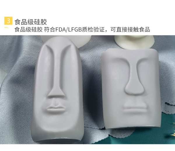 Art Face Candle Mold – Abstract Silicone Mold for DIY Wax Crafting - Image 7