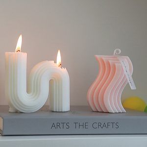 Assorted Shaped Candles Handmade Soy Wax Decorative Candles in Fun Creative Designs
