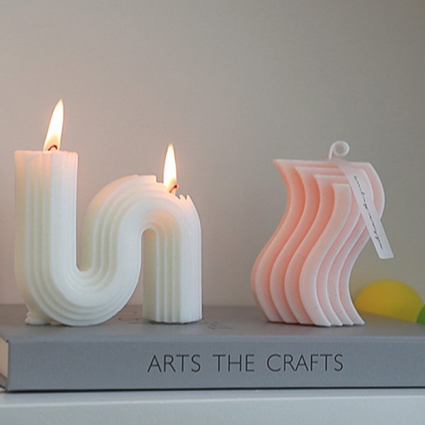Assorted Shaped Candles Handmade Soy Wax Decorative Candles in Fun Creative Designs