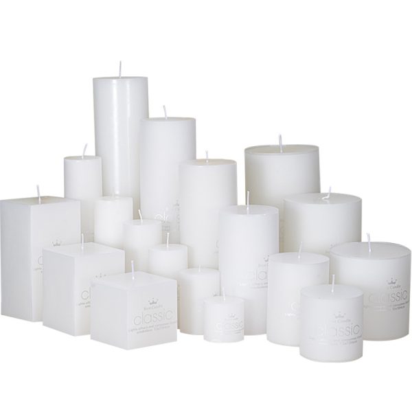 White Pillar Paraffin Wax Candles – Home & Event Decor - Image 9