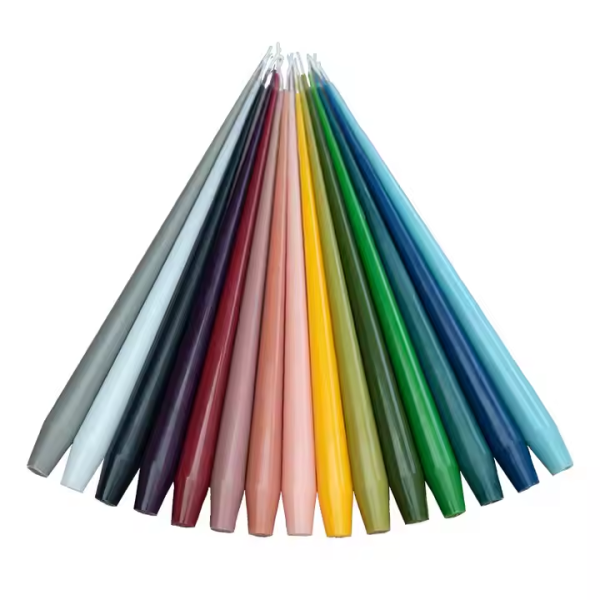 35cm Long Taper Candles – 4-Pack Elegant Conical Design