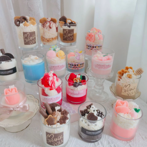 Assorted Shaped Candles Handmade Soy Wax Decorative Candles in Fun Creative Designs photo review