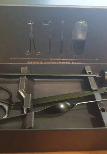 Custom Stainless Steel Candle Care Kit – 3/4/5pcs photo review