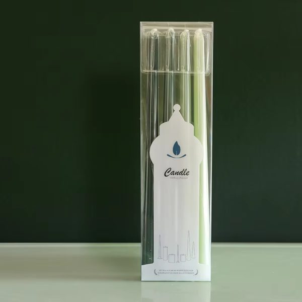 35cm Long Taper Candles – 4-Pack Elegant Conical Design - Image 6