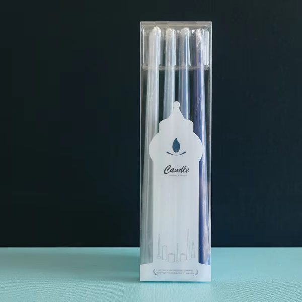 35cm Long Taper Candles – 4-Pack Elegant Conical Design - Image 8
