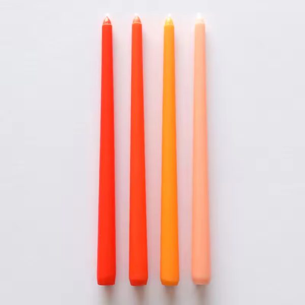 35cm Long Taper Candles – 4-Pack Elegant Conical Design - Image 12