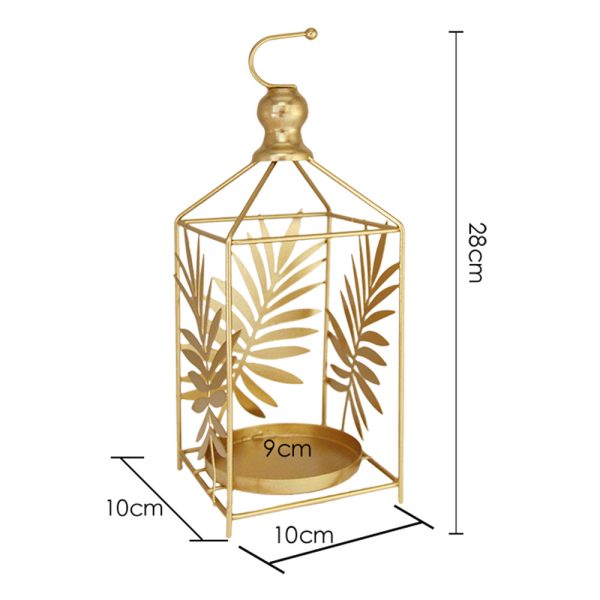 Hot Sale Gold Iron Candle Holders – Various Styles Available - Image 4