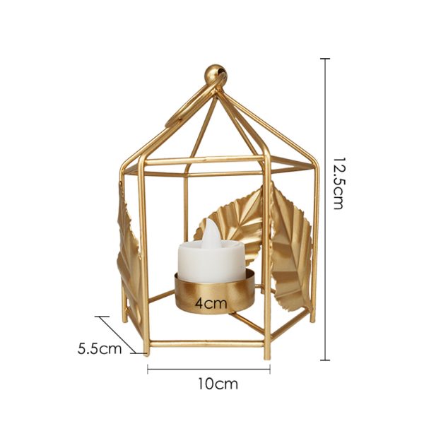 Hot Sale Gold Iron Candle Holders – Various Styles Available - Image 3