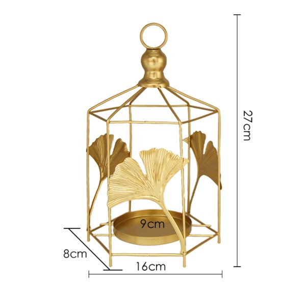 Hot Sale Gold Iron Candle Holders – Various Styles Available
