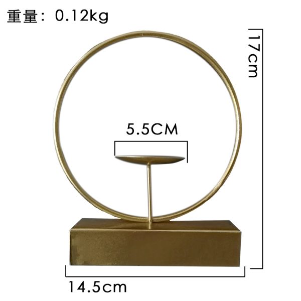 Hot Sale Gold Iron Candle Holders – Various Styles Available - Image 20