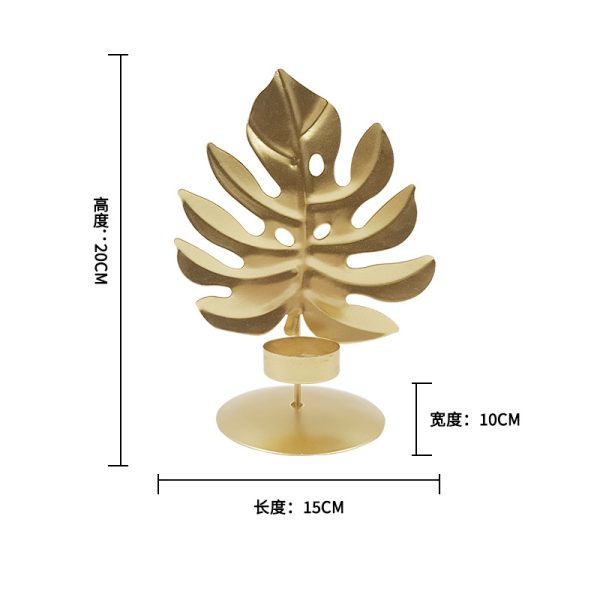 Hot Sale Gold Iron Candle Holders – Various Styles Available - Image 16