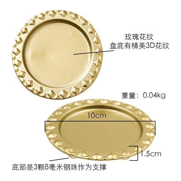 Hot Sale Gold Iron Candle Holders – Various Styles Available - Image 11