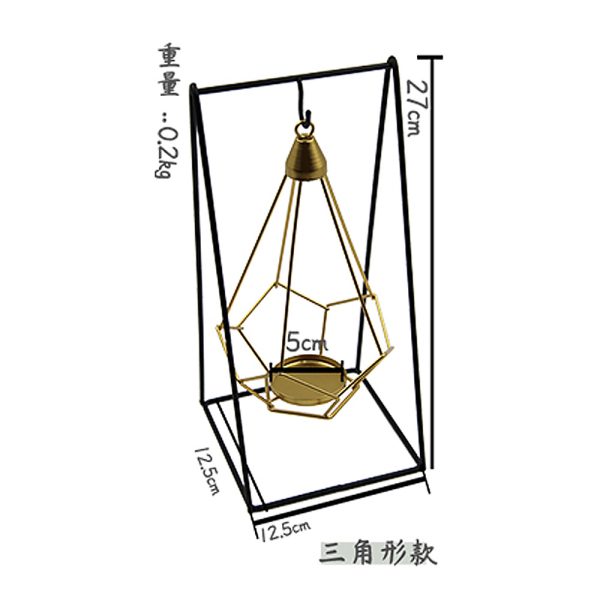 Hot Sale Gold Iron Candle Holders – Various Styles Available - Image 12