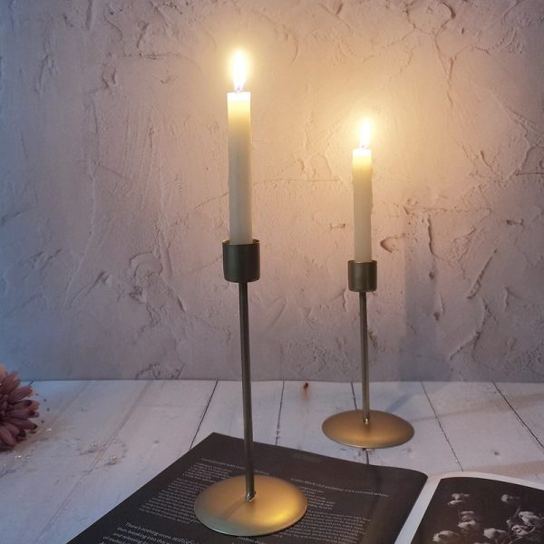 Hot Sale Gold Iron Candle Holders – Various Styles Available - Image 9