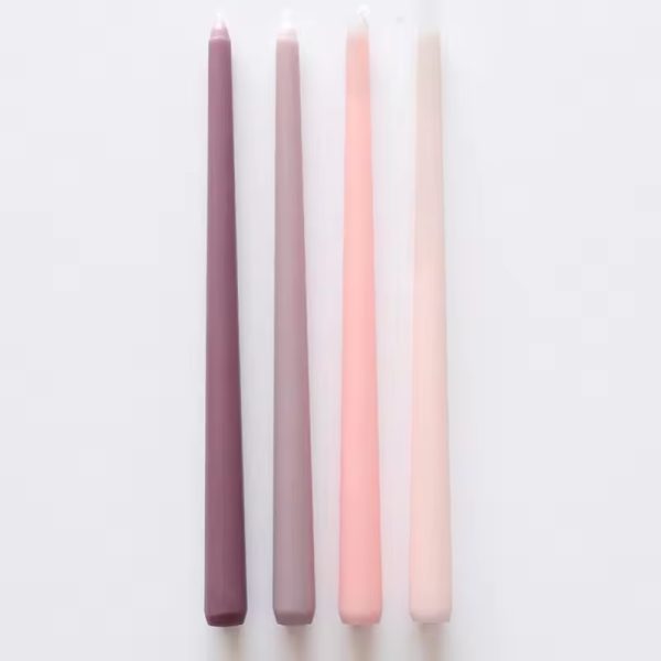 35cm Long Taper Candles – 4-Pack Elegant Conical Design - Image 14