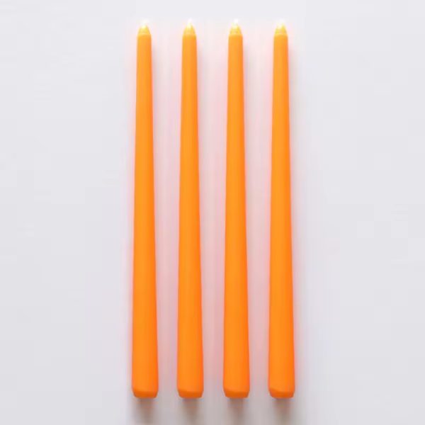 35cm Long Taper Candles – 4-Pack Elegant Conical Design - Image 16