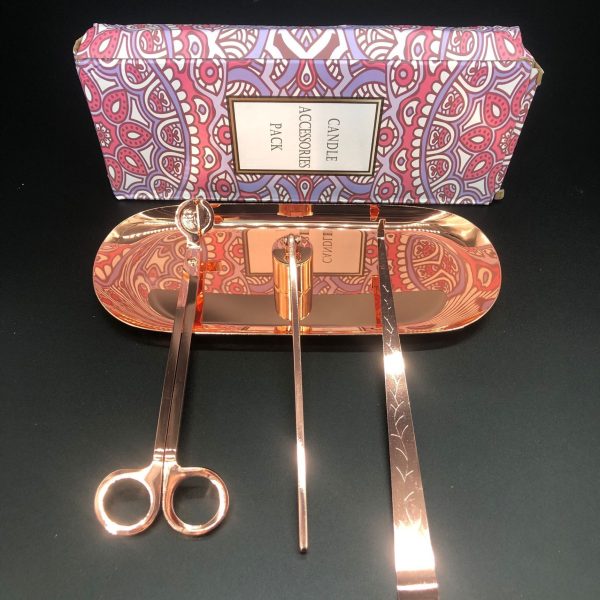 Custom Stainless Steel Candle Care Kit – 3/4/5pcs - Image 2