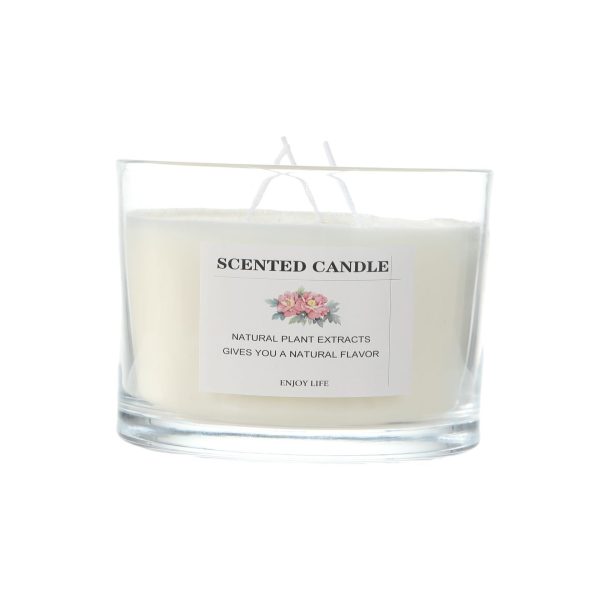 3-Wick Scented Candle in Glass Jar - Image 3