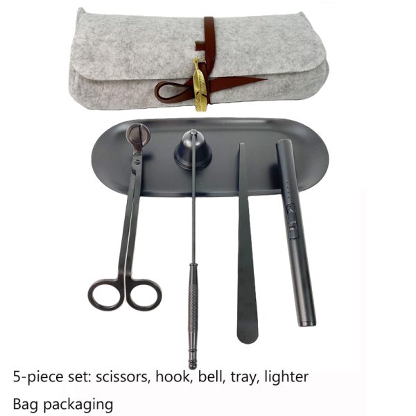 Custom Stainless Steel Candle Care Kit – 3/4/5pcs