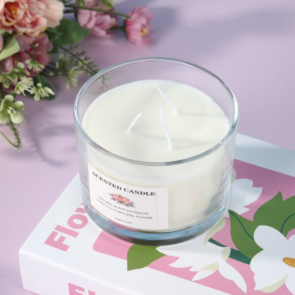 3-Wick Scented Candle in Glass Jar - Image 5